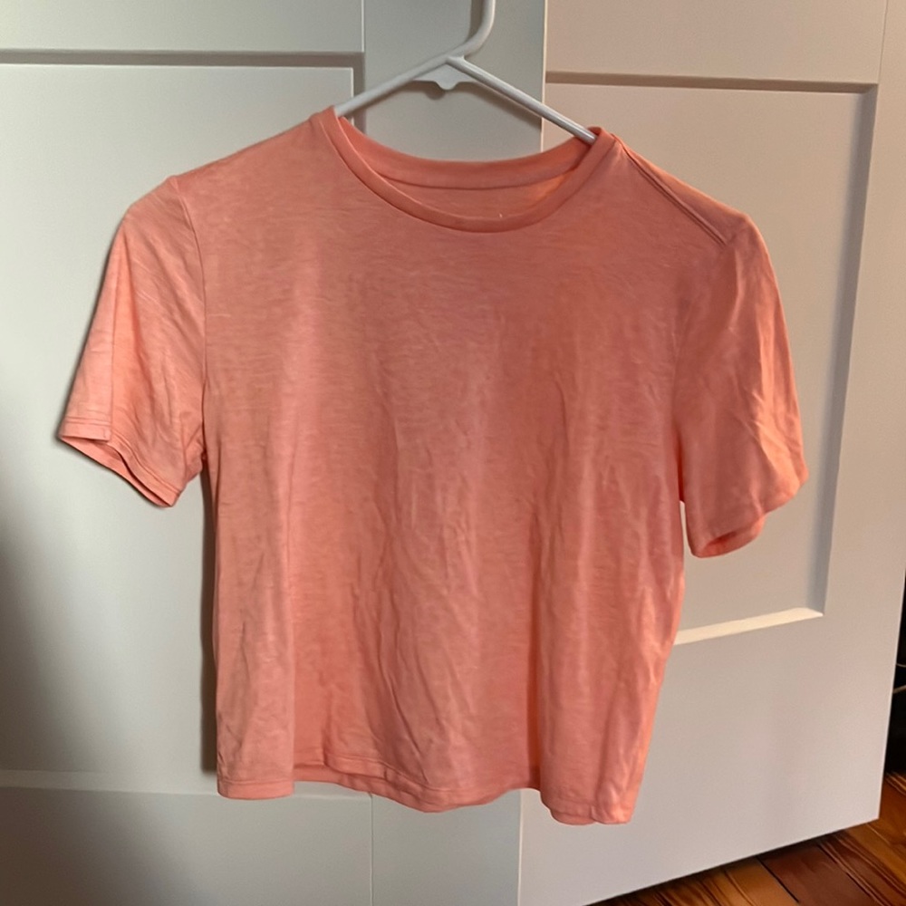 Outdoor Voices Orange Sweatee TShirt